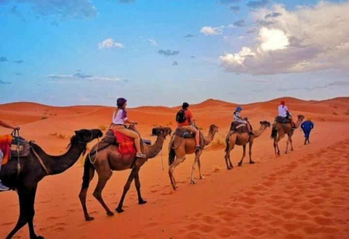 Desert Berber Fire Camp Merzouga Exterior foto
